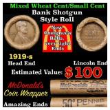 Lincoln Wheat Cent 1c Mixed Roll Orig Brandt McDon