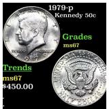 1979-p Kennedy Half Dollar 50c Grades GEM++ Unc
