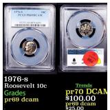 1976-s Proof Roosevelt Dime 10c pr69 dcam PCGS