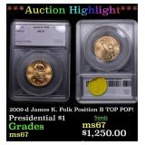 ***Auction Highlight*** 2009-d James K. Polk Posit