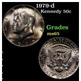 1979-d Kennedy Half Dollar 50c Grades GEM Unc