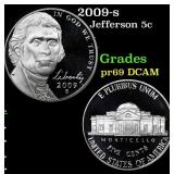 2009-s Proof Jefferson Nickel 5c Grades GEM++ Proo