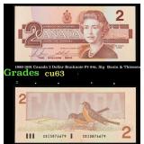 1986-1991 Canada 2 Dollar Banknote P# 94c, Sig. Bo