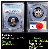 1977-s Proof Washington Quarter 25c pr69 dcam PCGS