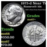 1975-d Roosevelt Dime Near Top Pop! 10c Graded ms6