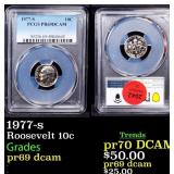 1977-s Proof Roosevelt Dime 10c pr69 dcam PCGS