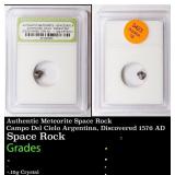 Authentic Meteorite Space Rock Campo Del Cielo Arg