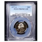 1977-s Proof Washington Quarter 25c pr69 dcam PCGS