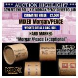 "Morgan/Peace Exceptional"! -10x Huge Vault Hoard