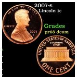 2007-s Proof Lincoln Cent 1c Grades GEM++ Proof De