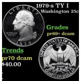 1979-s TY I Proof Washington Quarter 25c Grades GE