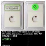 Authentic Meteorite Space Rock Campo Del Cielo Arg