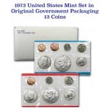 1973 U.S. Mint Set Original Government Packaging 1