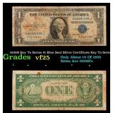 1935H Key To Series $1 Blue Seal Silver Certificat