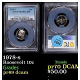 1978-s Proof Roosevelt Dime 10c pr69 dcam PCGS