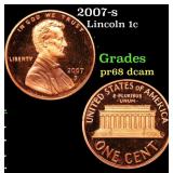 2007-s Proof Lincoln Cent 1c Grades GEM++ Proof De