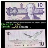 1986-1991 Canada 10 Dollars Banknote Sig. Thiessen