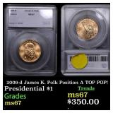 2009-d James K. Polk Position A Presidential Dolla