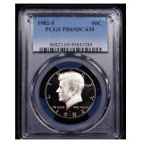 1982-s Proof Kennedy Half Dollar 50c pr69 dcam PCG