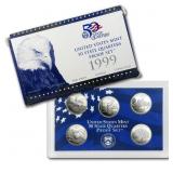 1999 United States Mint Proof Quarters 5 pc set