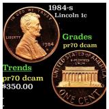 1984-s Proof Lincoln Cent 1c Grades GEM++ Proof De