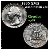 1965 SMS Washington Quarter 25c Grades sp65