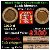 Lincoln Wheat Cent 1c Mixed Roll Orig Brandt McDon