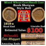 Lincoln Wheat Cent 1c Mixed Roll Orig Brandt McDon