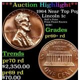 ***Auction Highlight*** 1964 Proof Lincoln Cent Ne