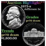 ***Auction Highlight*** 1975-s Proof Jefferson Nic