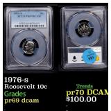 1976-s Proof Roosevelt Dime 10c pr69 dcam PCGS