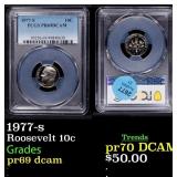 1977-s Proof Roosevelt Dime 10c pr69 dcam PCGS