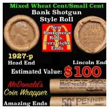 Lincoln Wheat Cent 1c Mixed Roll Orig Brandt McDon