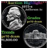 ***Auction Highlight*** 1975-s Proof Jefferson Nic
