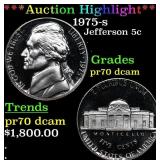 ***Auction Highlight*** 1975-s Proof Jefferson Nic
