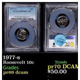 1977-s Proof Roosevelt Dime 10c pr69 dcam PCGS