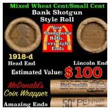Lincoln Wheat Cent 1c Mixed Roll Orig Brandt McDon