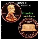 2007-s Proof Lincoln Cent 1c Grades GEM++ Proof De