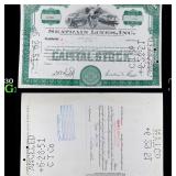 December 30 1949 Stock Certificate 