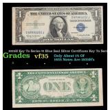 1935H Key To Series $1 Blue Seal Silver Certificat