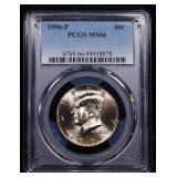 1996-p Kennedy Half Dollar 50c ms66 PCGS