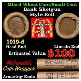 Lincoln Wheat Cent 1c Mixed Roll Orig Brandt McDon