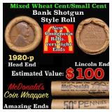 Lincoln Wheat Cent 1c Mixed Roll Orig Brandt McDon