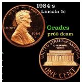 1984-s Proof Lincoln Cent 1c Grades GEM++ Proof De