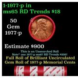 BU Shotgun Lincoln 1c roll, 1977-p 50 pcs Dunbar W