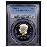 1982-s Proof Kennedy Half Dollar 50c pr69 dcam PCG