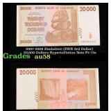2007-2008 Zimbabwe (ZWR 3rd Dollar) 20,000 Dollars