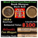 Lincoln Wheat Cent 1c Mixed Roll Orig Brandt McDon