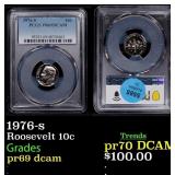 1976-s Proof Roosevelt Dime 10c pr69 dcam PCGS