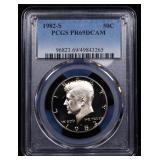 1982-s Proof Kennedy Half Dollar 50c pr69 dcam PCG